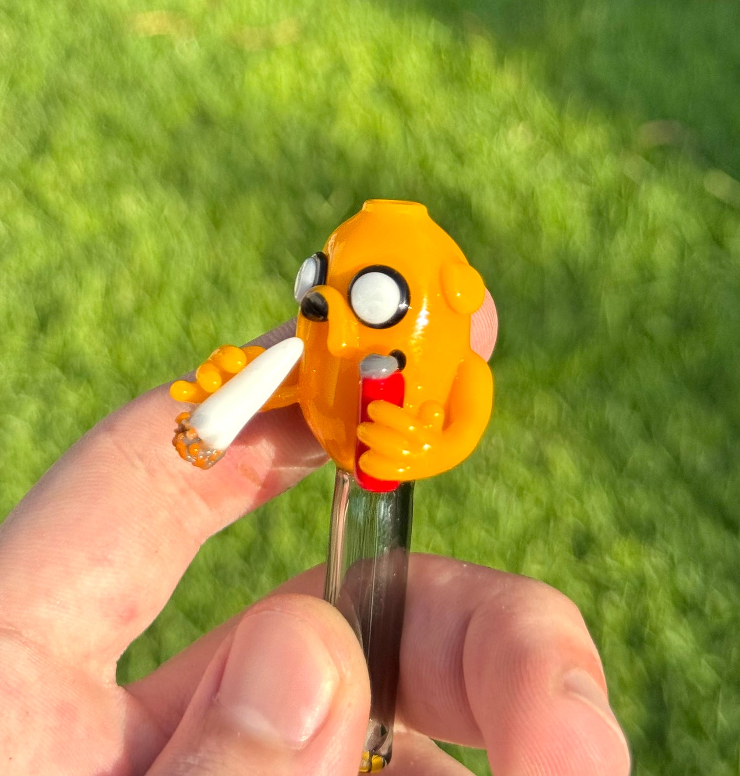 Jake The Dog Glass Tip (Made To Order)