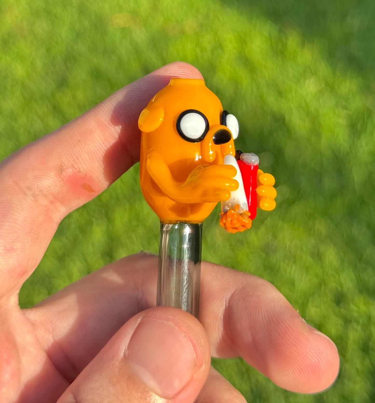 Jake The Dog Glass Tip (Made To Order)
