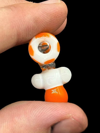 Orange Yoshi Evolution 2 Glass Tip (Made To Order)