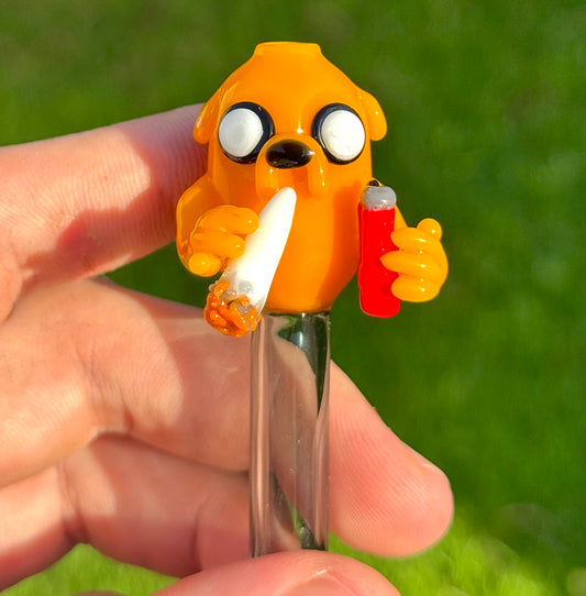 Jake The Dog Glass Tip (Made To Order)
