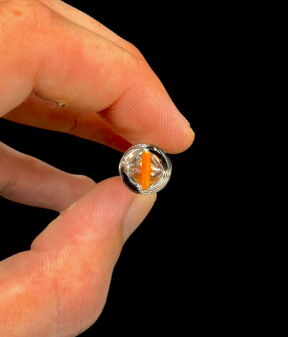 Orange Yoshi Egg Glass Tip (Made To Order)